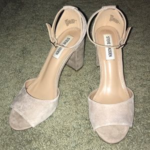 Steve Madden Open Toe Chunky Heel